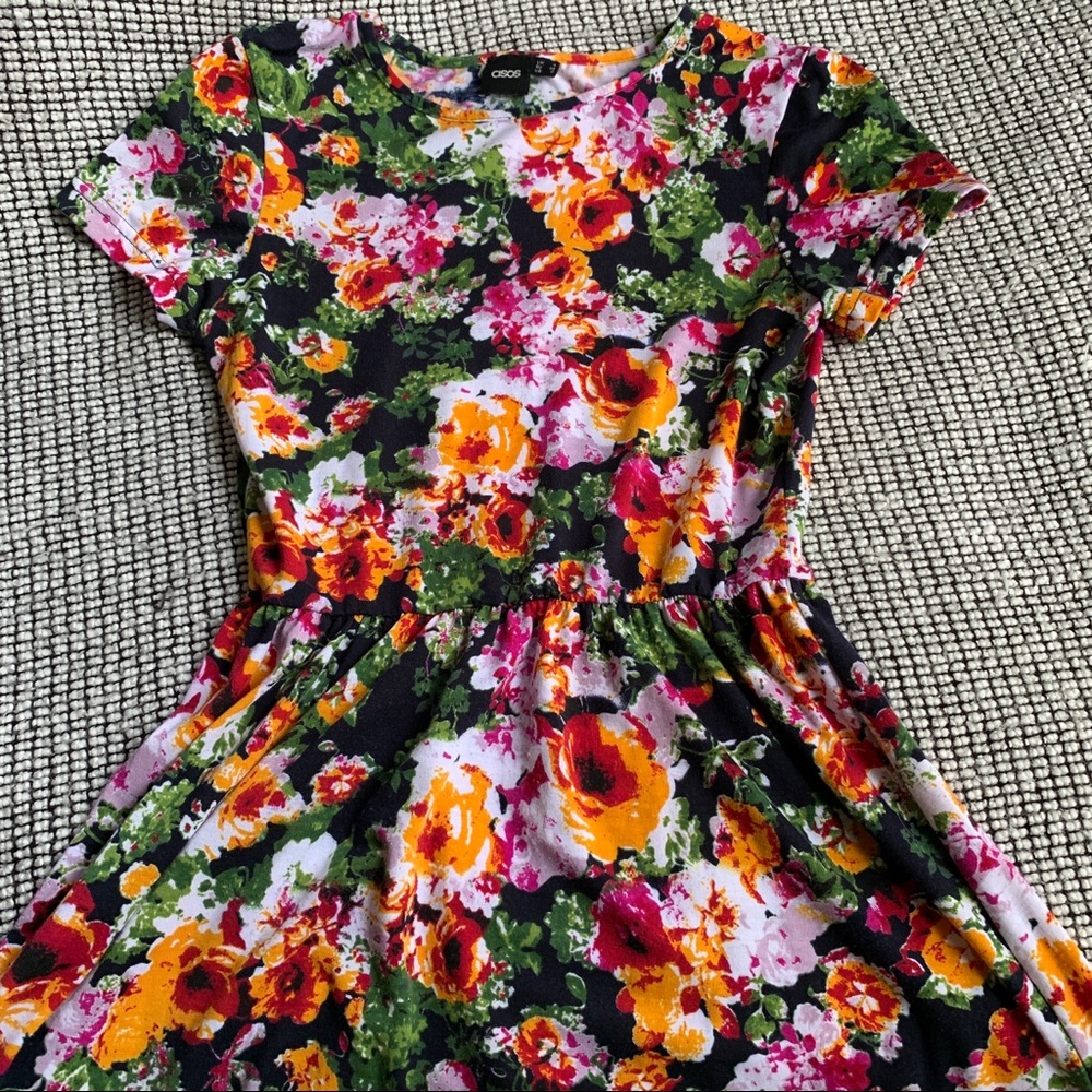 ASOS floral mini dress